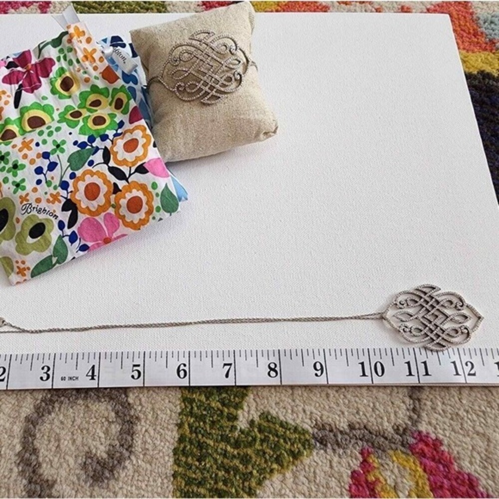 Brighton‎ Tamal Silver Plated Crystal Celtic Knot Pendant Necklace $138 - Picture 6 of 6